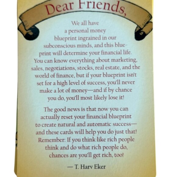 Secrets of the Millionaire Mind Cards 45/50 T. Harv Eker Craft Lot MISSING 5 - Picture 4 of 6